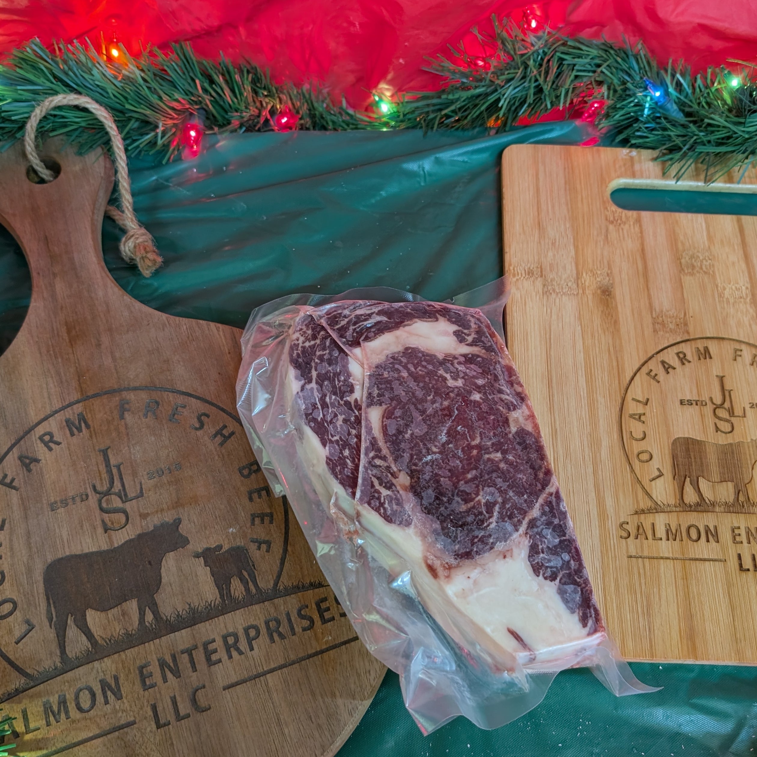 USDA Inspected Farm Fresh Ribeye Steak. | Salmon Enterprises